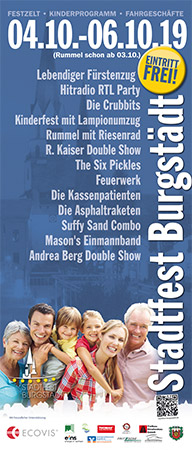 Rollup Stadtfest Burgstädt