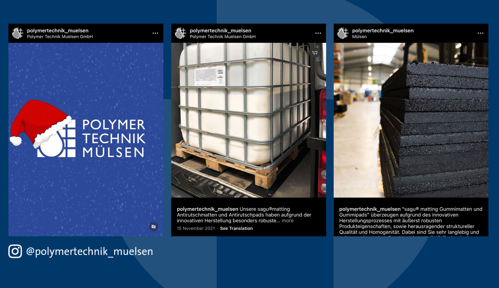 Instagrambetreuung Polymer Technik Mülsen von transparent Werbeagentur Chemnitz