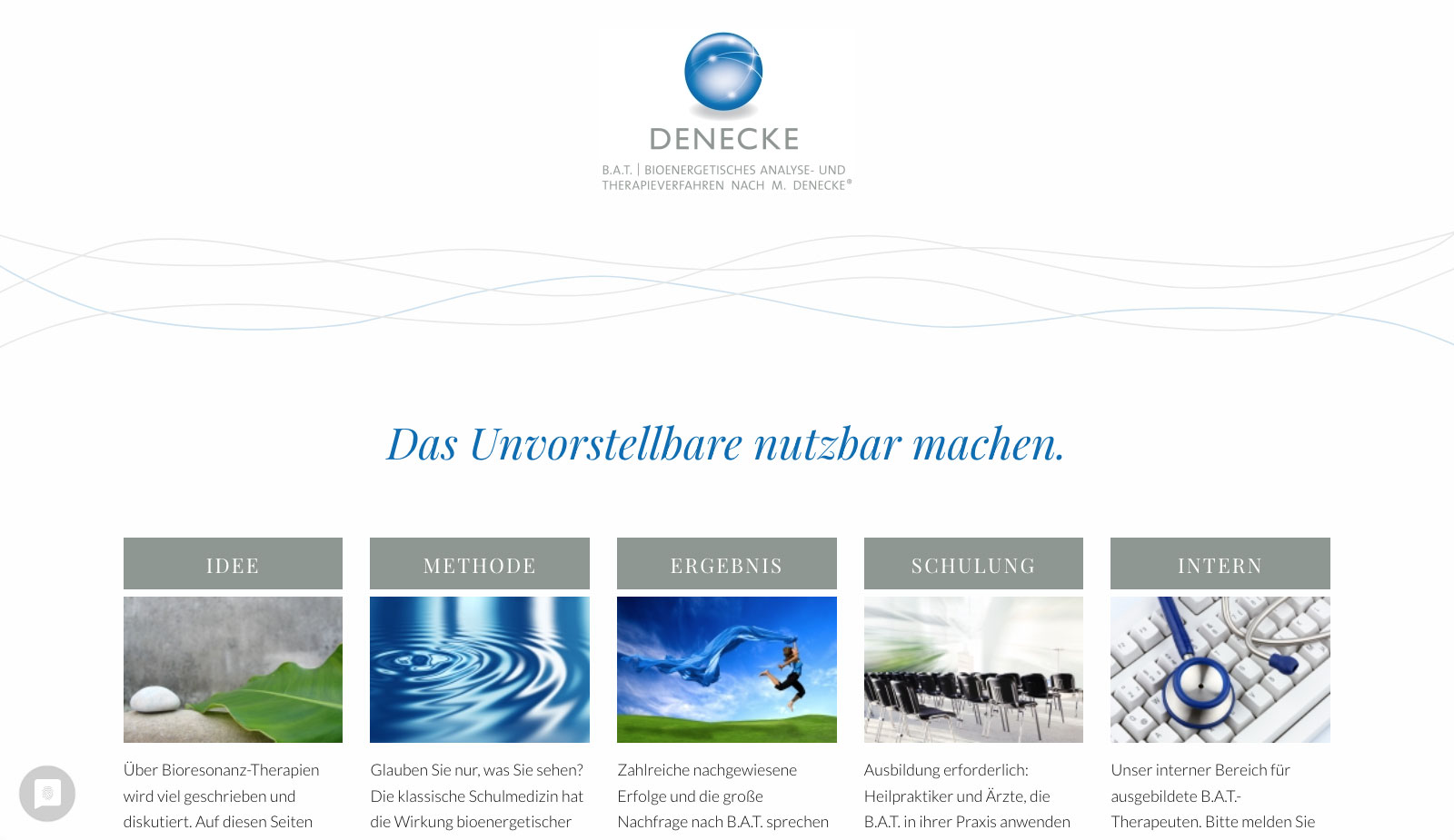 Website Denecke B.A.T. von transparent Werbeagentur Chemnitz